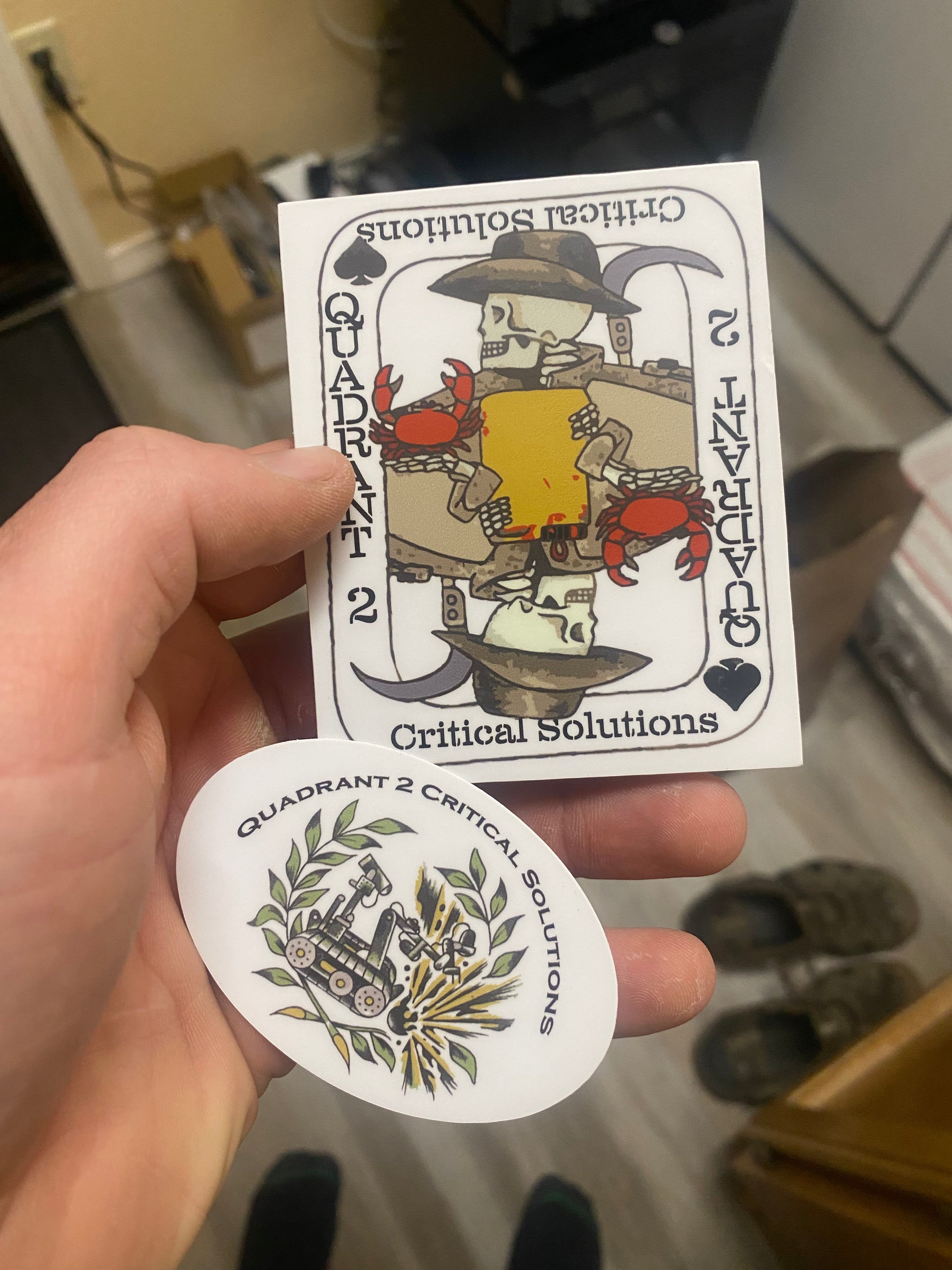 Q2 Critical Solutions Sticker