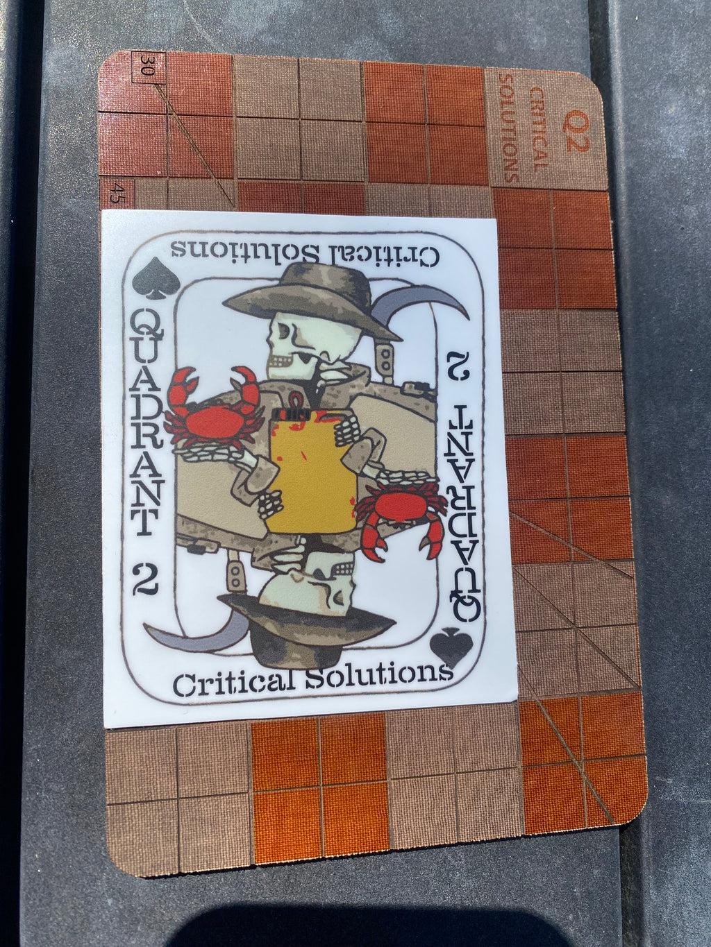 Q2 Critical Solutions Sticker