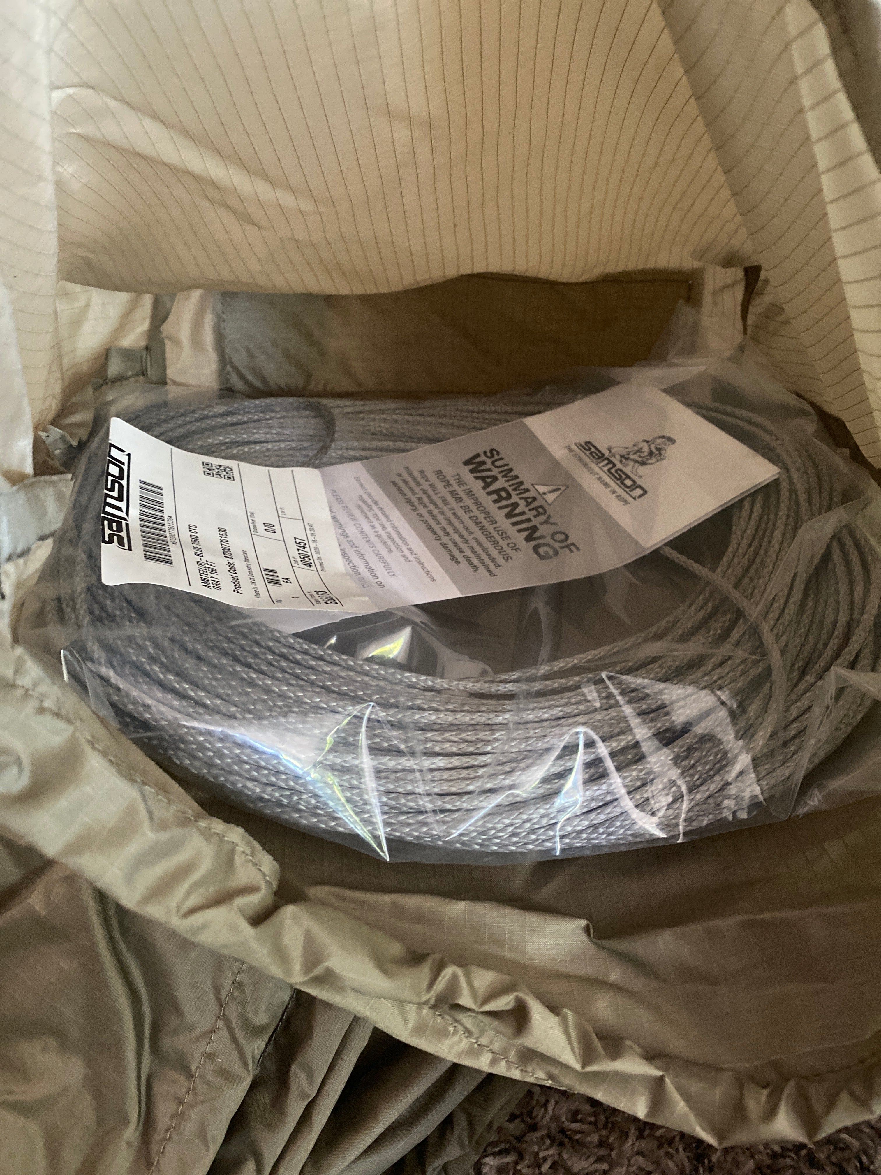 Throw / Stay Rope Bag