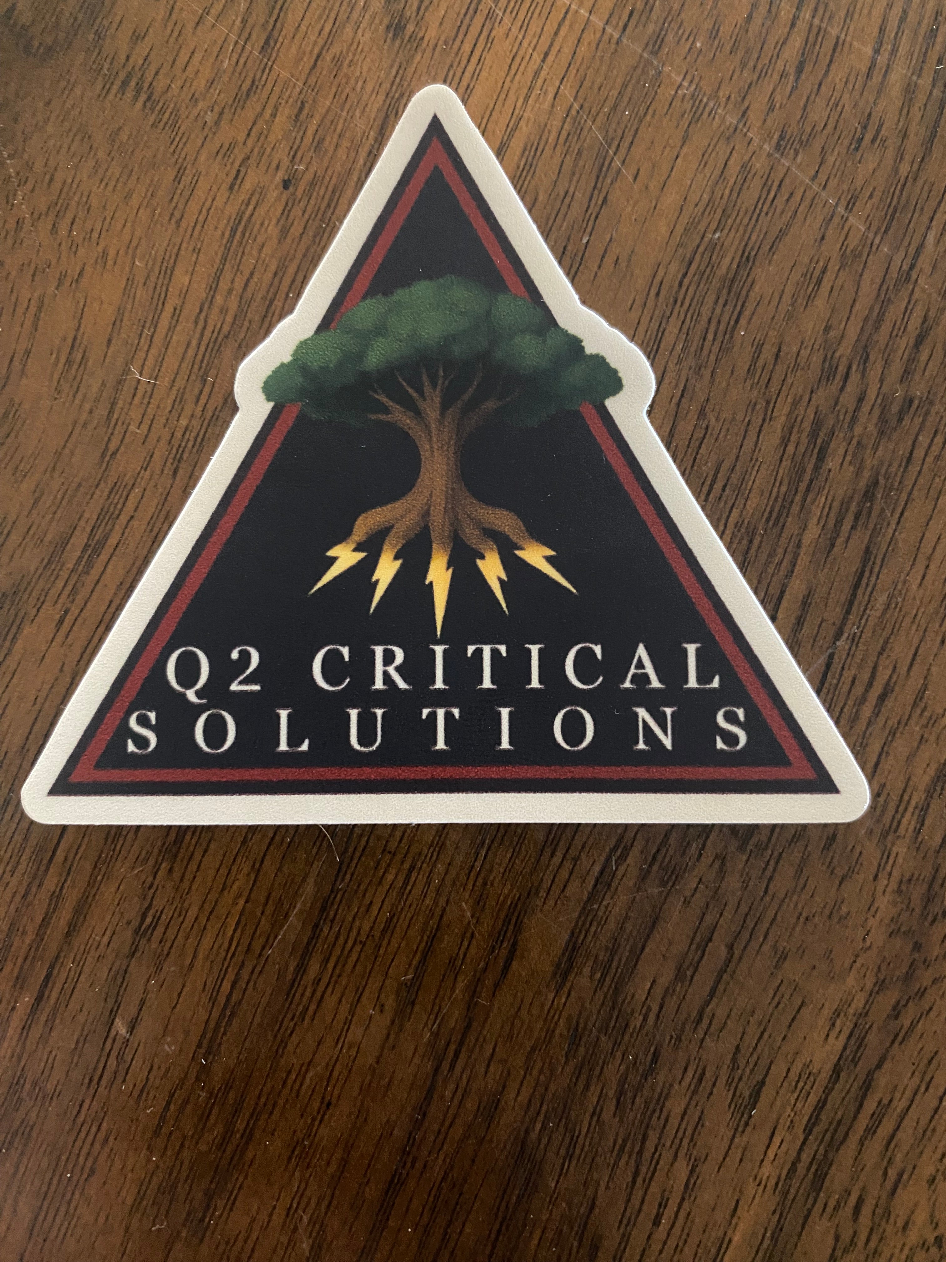 Q2 Critical Solutions Sticker